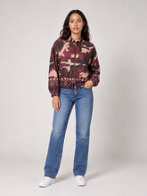 Camouflage Print Bomber Jacket - Berry Camouflage