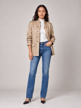 Military-Inspired Structured Jacket - Burlywood