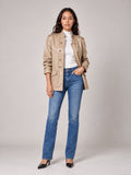 Military-Inspired Structured Jacket - Burlywood