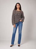 Openwork Knit Jumper - Mocha