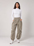 Balloon Pocket Trousers - Stone