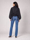 Sculptural Ruched Jacket - Black (2)
