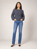 Textured Knit Jumper - Navy