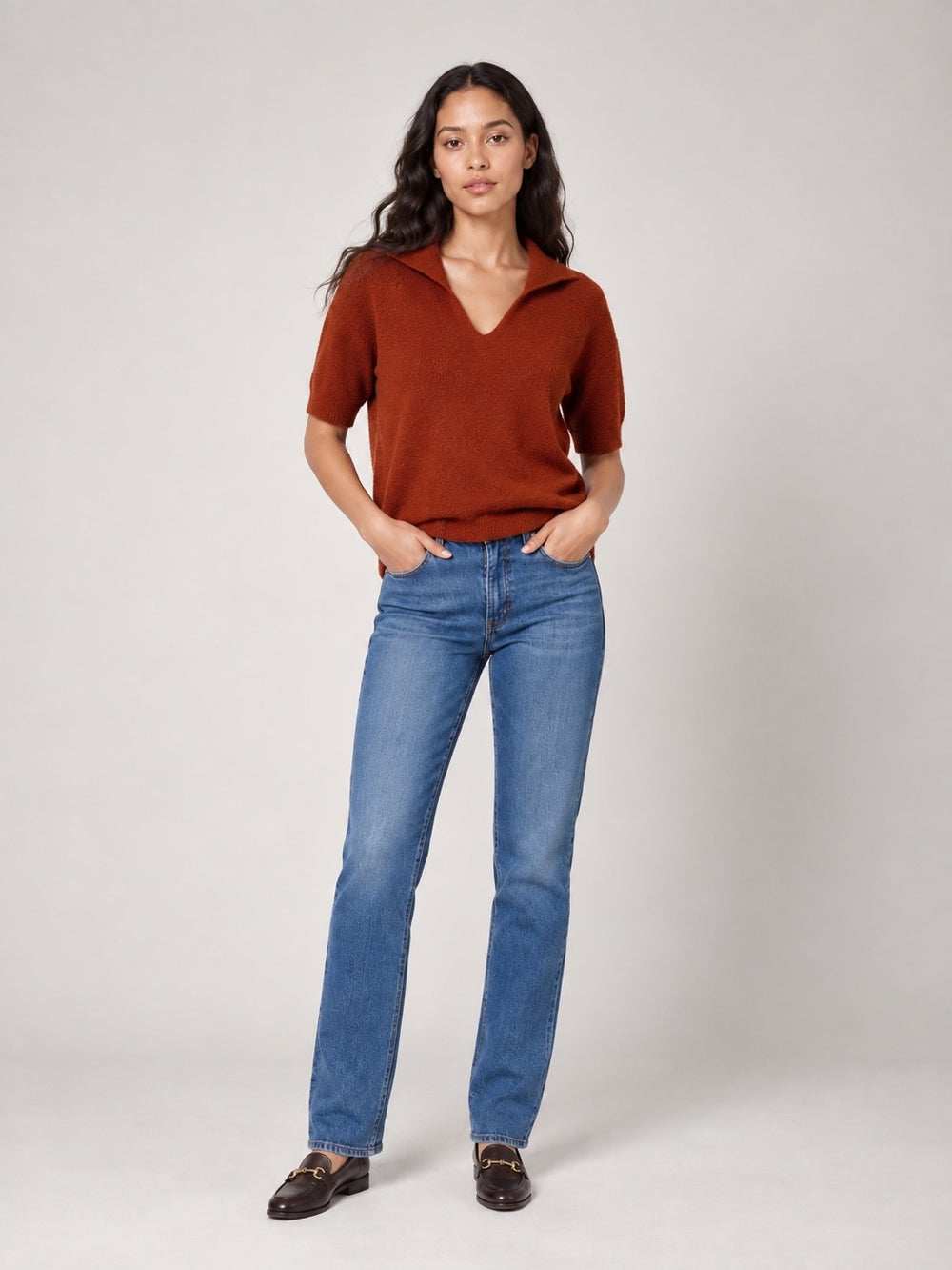 Soft Knit jumper - Rust