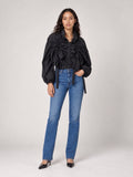 Sculptural Ruched Jacket - Black