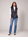 Quilted Tailored Waistcoat - Black