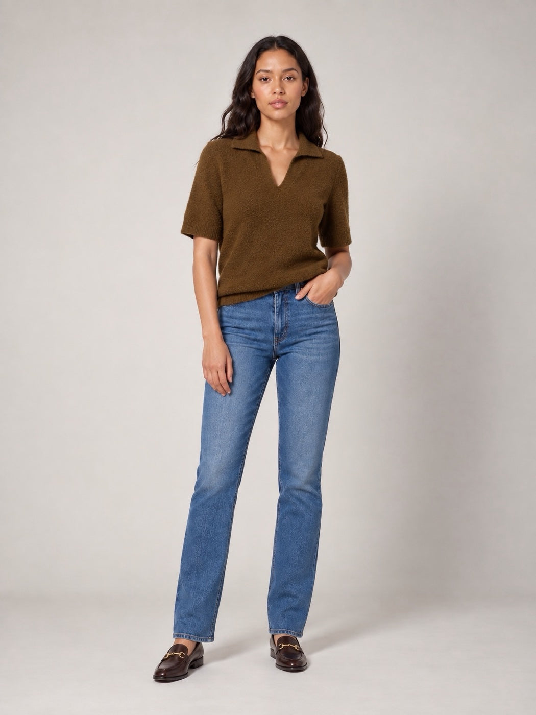 Soft Knit jumper - Camel