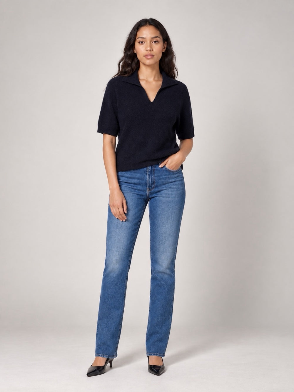 Soft Knit jumper - Navy