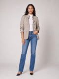Military-Inspired Structured Jacket - Bone